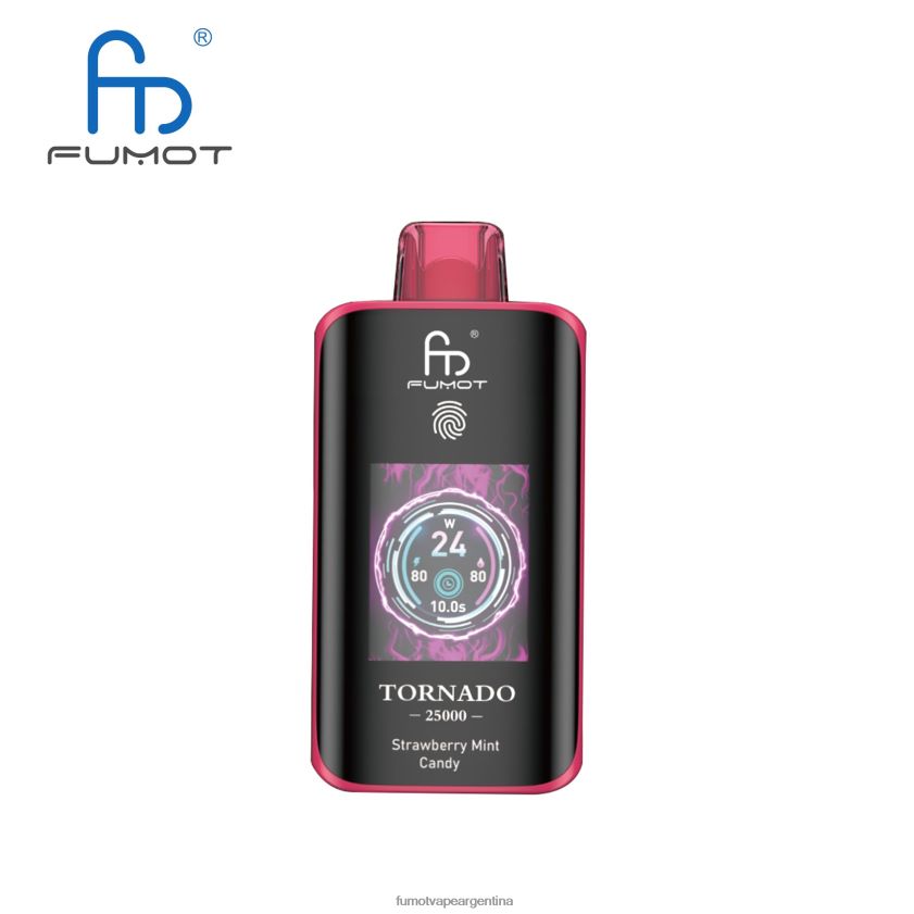 Fumot Tornado 25000 vaporizadores desechables caramelo de menta y fresa - 8T4B4N15 Fumot Vape Online Shop