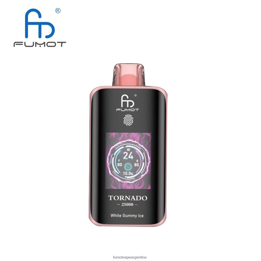 Fumot Tornado 25000 vaporizadores desechables hielo gomoso blanco - 8T4B4N14 Fumot Vape Online Shop