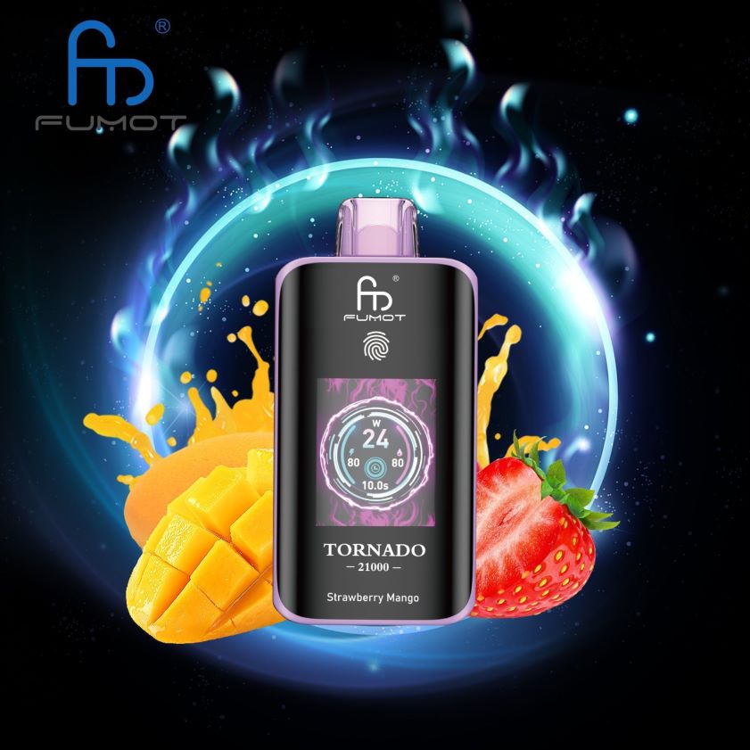 Fumot Tornado 25000 vaporizadores desechables mango fresa - 8T4B4N11 Fumot Vape Online Shop