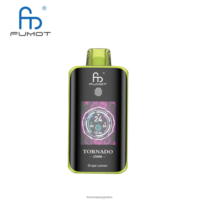 Fumot Tornado 25000 vaporizadores desechables uva limon - 8T4B4N6 Fumot Vape Online Shop