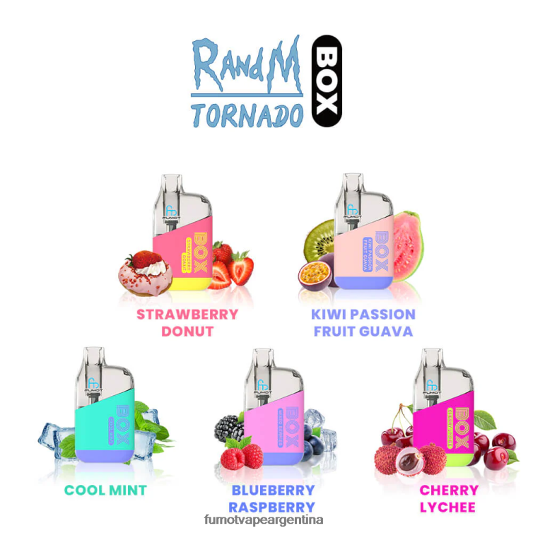 Fumot Tornado Caja de 10000 vape pods desechables - 20 ml (1 pieza) - Fumot Precio uva fresa 2T00T366