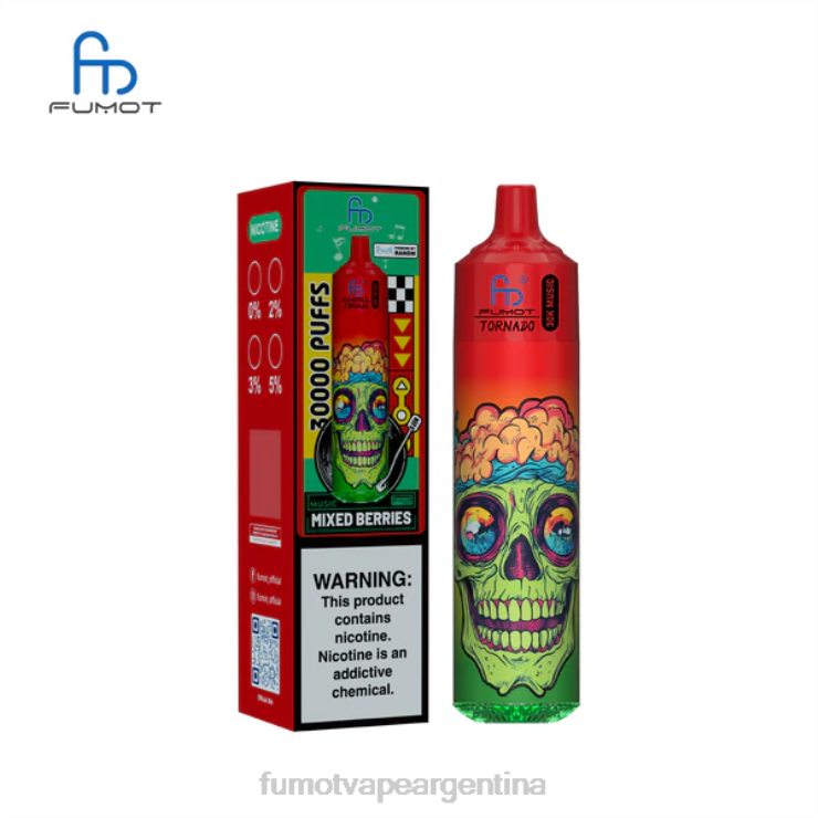 Fumot Discount Code 848Z618 bayas mixtas Fumot Tornado música de 30k