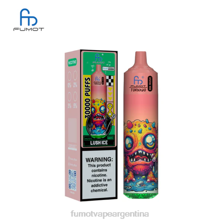 Fumot Store 848Z617 hielo exuberante Fumot Tornado música de 30k