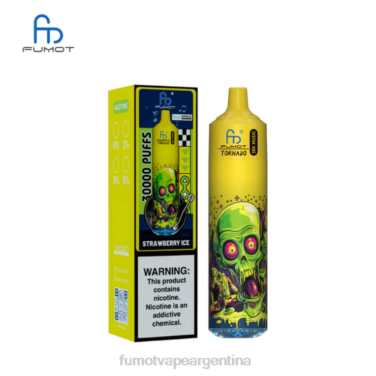 Fumot Store 848Z626 hielo de fresa Fumot Tornado música de 30k
