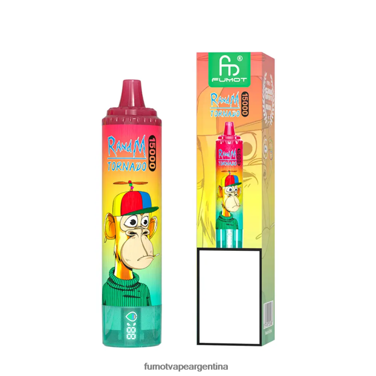 Fumot Tornado 15000 vaporizador desechable - 25ml (1 pieza) - Fumot Vape Argentina uva fresa 2T00T183