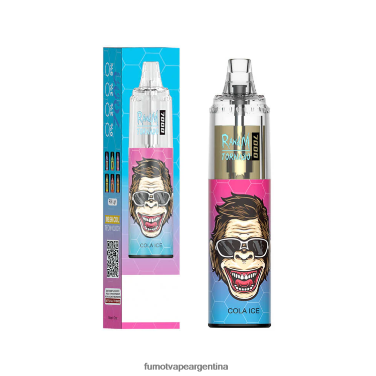 Fumot Tornado Pluma vaporizador desechable 7000 - 14 ml (1 pieza) - Fumot Discount Code estallido del hielo 2T00T79