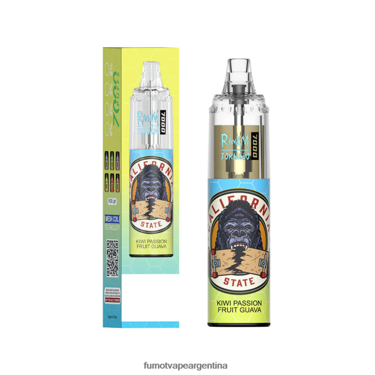 Fumot Tornado Pluma vaporizador desechable 7000 - 14 ml (1 pieza) - Fumot Discount Code estallido del hielo 2T00T79