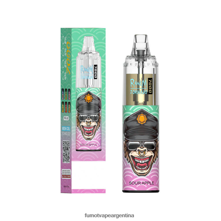 Fumot Tornado Pluma vaporizador desechable 7000 - 14 ml (1 pieza) - Fumot Discount Code estallido del hielo 2T00T79