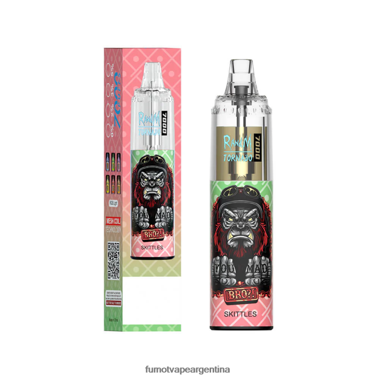 Fumot Tornado Pluma vaporizador desechable 7000 - 14 ml (1 pieza) - Fumot Discount Code estallido del hielo 2T00T79