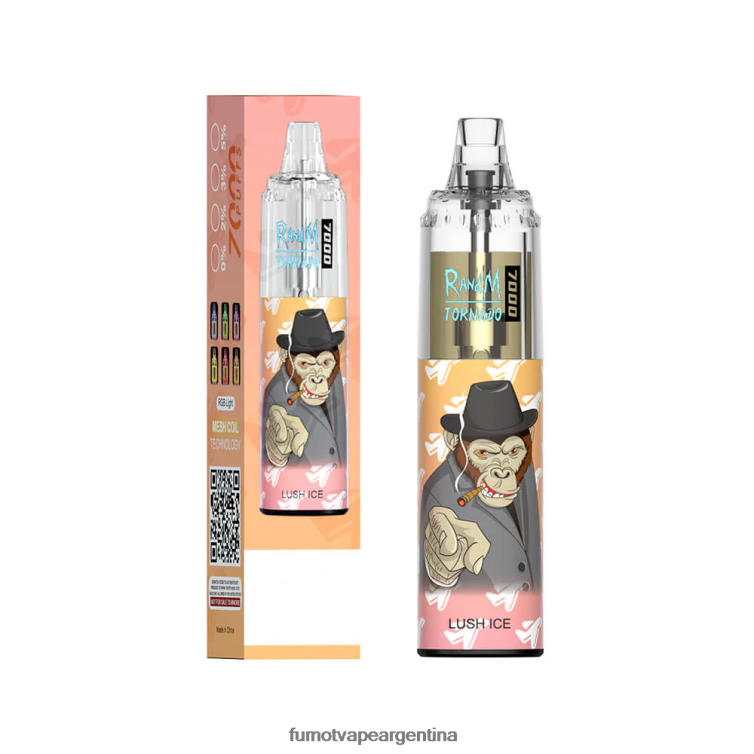 Fumot Tornado Pluma vaporizador desechable 7000 - 14 ml (1 pieza) - Fumot Discount Code estallido del hielo 2T00T79