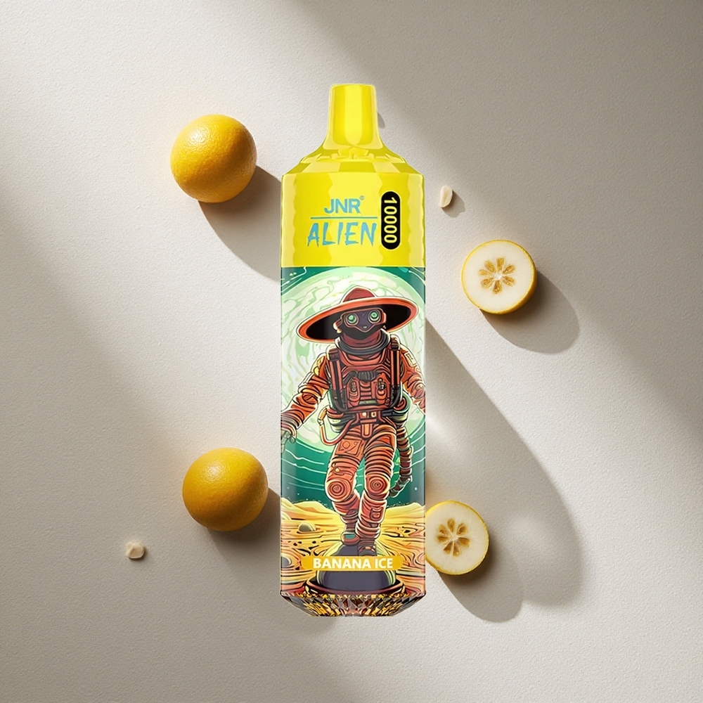 JNR Alien 10000 Puffs Banana Ice Plátano Hielo 850mAh RGB Argentina wholesale