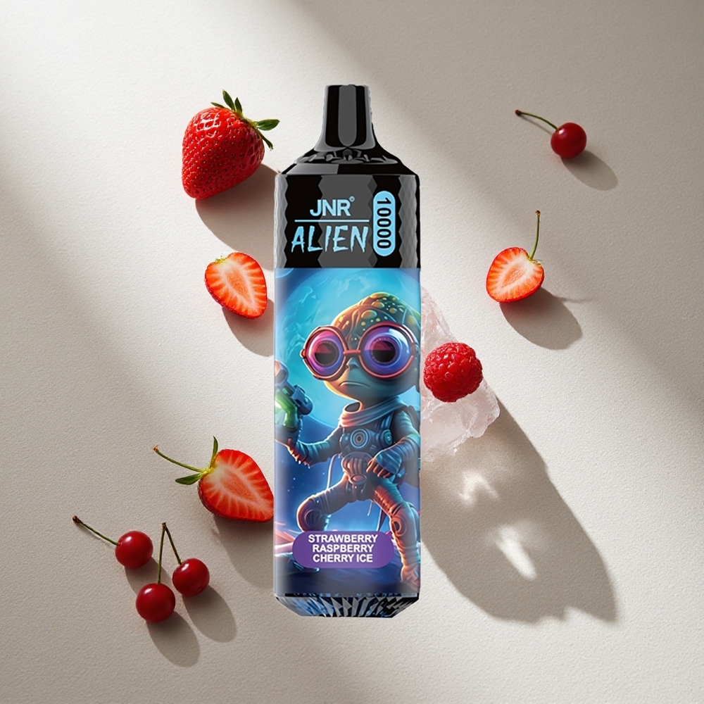 JNR Alien 10000 Puffs Fresa Frambuesa Cereza Hielo 850mAh Tipo-C Argentina wholesale
