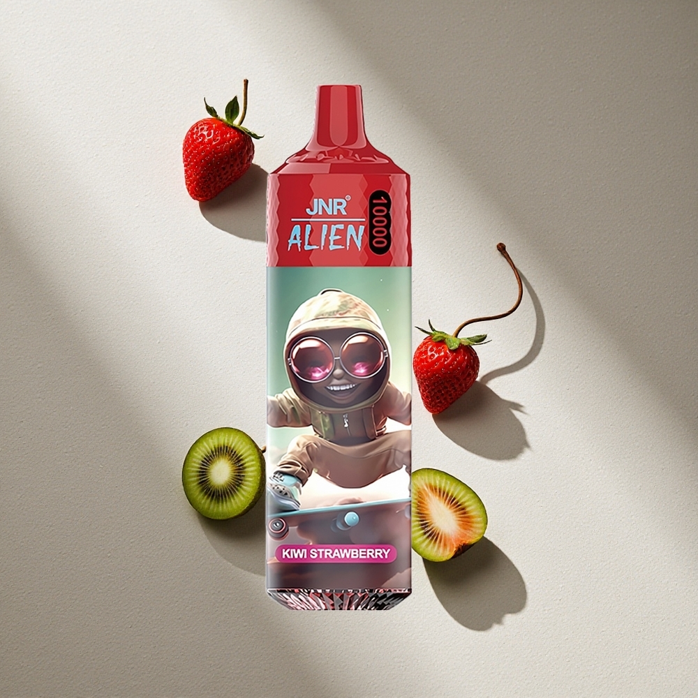 JNR Alien 10000 Puffs Kiwi Fresa 850mAh Carga Rápida Tipo-C Argentina wholesale