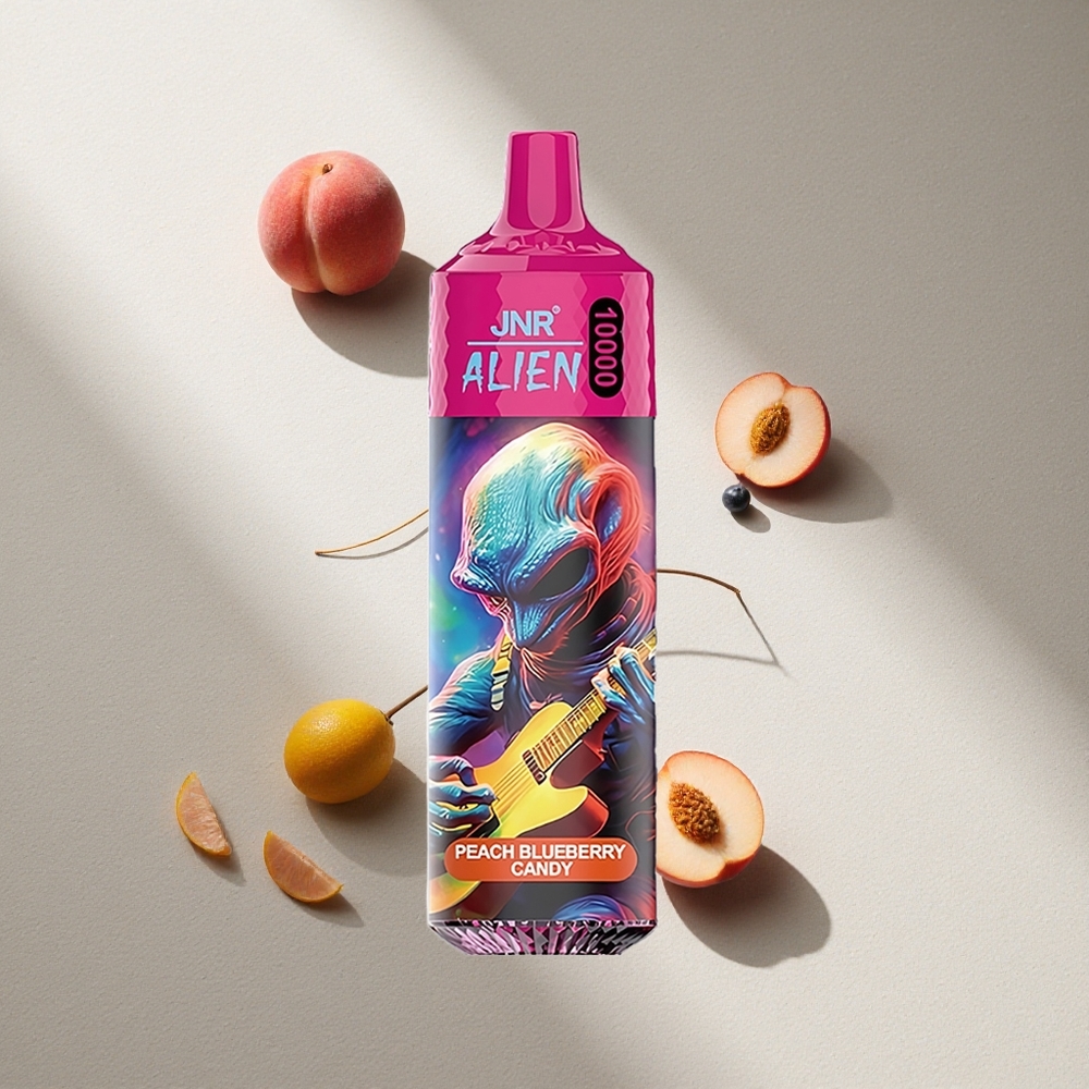 JNR Alien 10000 Puffs Melocotón y Arándano Dulce 20ml E-líquido Argentina wholesale
