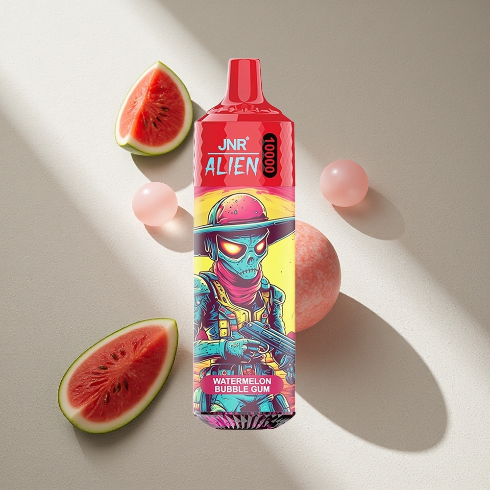 JNR Alien 10000 Puffs Sandía Chicle Bubble Gum 850mAh LED RGB Argentina wholesale