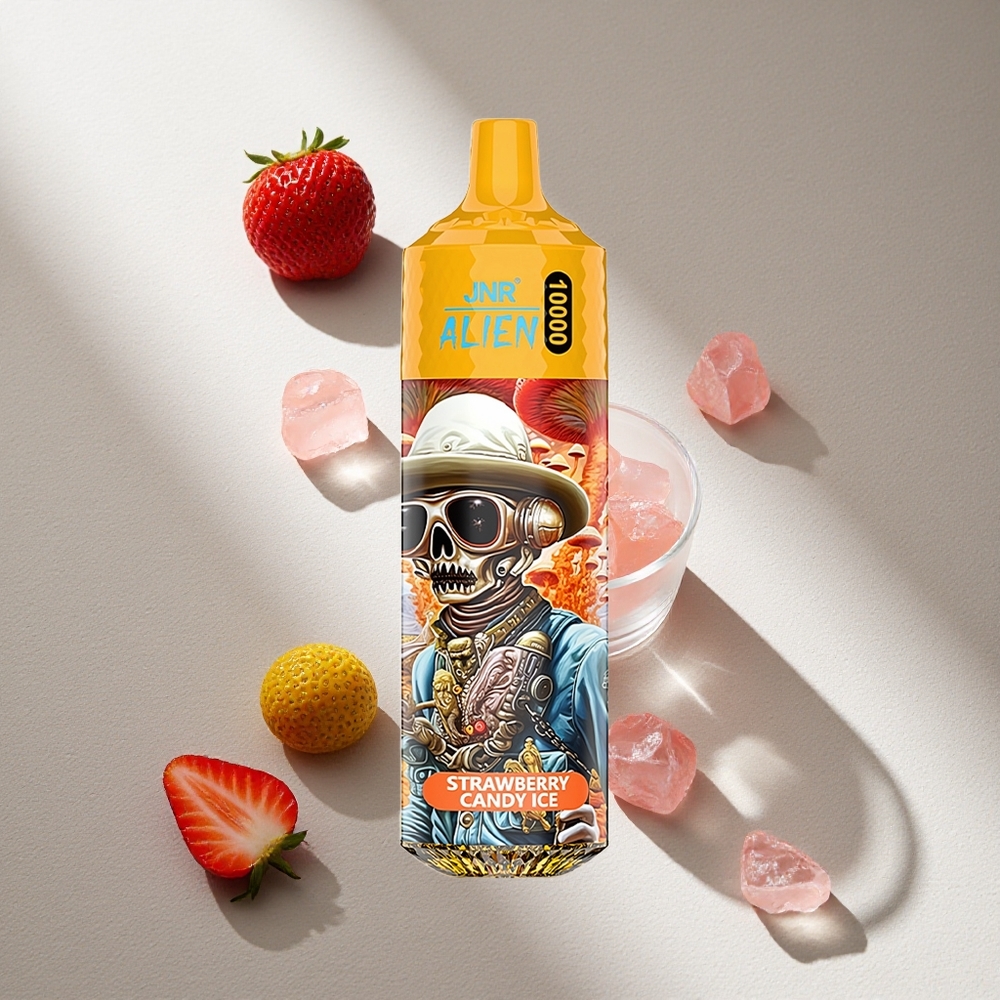 JNR Alien 10000 Puffs Vape Desechable Fresa Caramelo Hielo con Carga Rápida Type-C y Diseño Deportivo Argentina wholesale