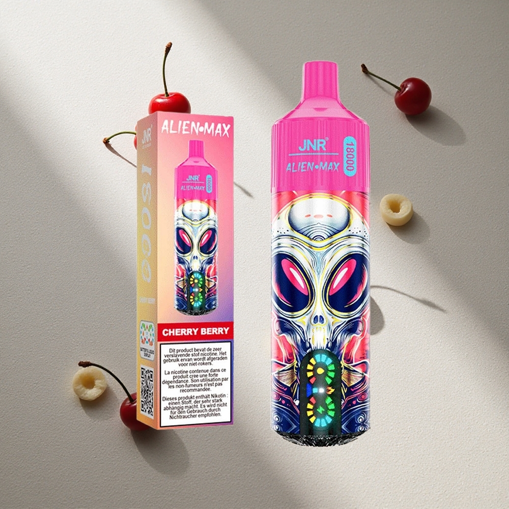 JNR Alien Max 18000 Puffs Cereza-Baya Pantalla LED Inteligente Argentina wholesale