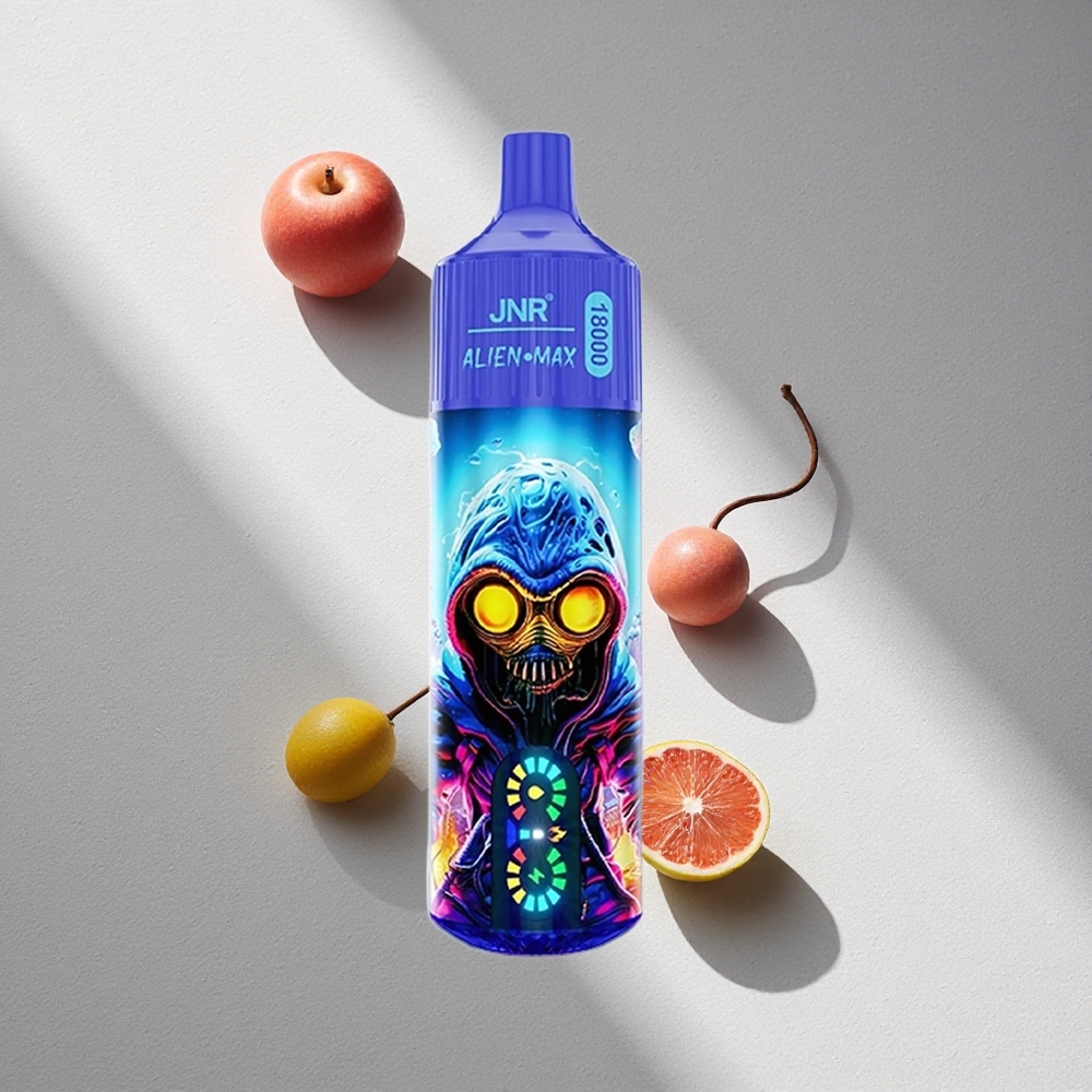 JNR Alien Max 18000 Puffs Chicle de Arándano Azul Pantalla LED Inteligente Argentina wholesale