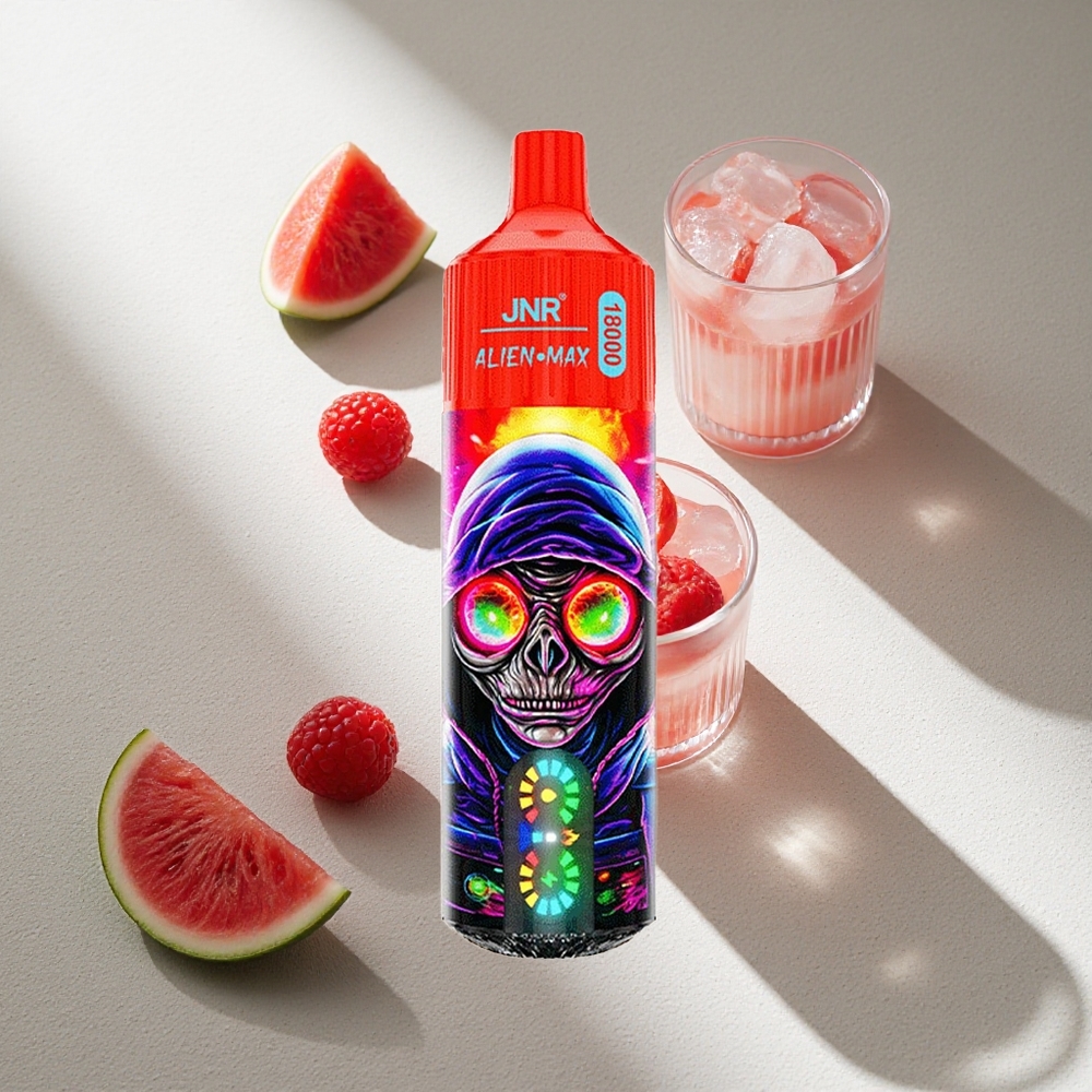 JNR Alien Max 18000 Puffs Frambuesa Sandía Helada con Pantalla LED Inteligente y Carga Rápida Type-C Argentina wholesale