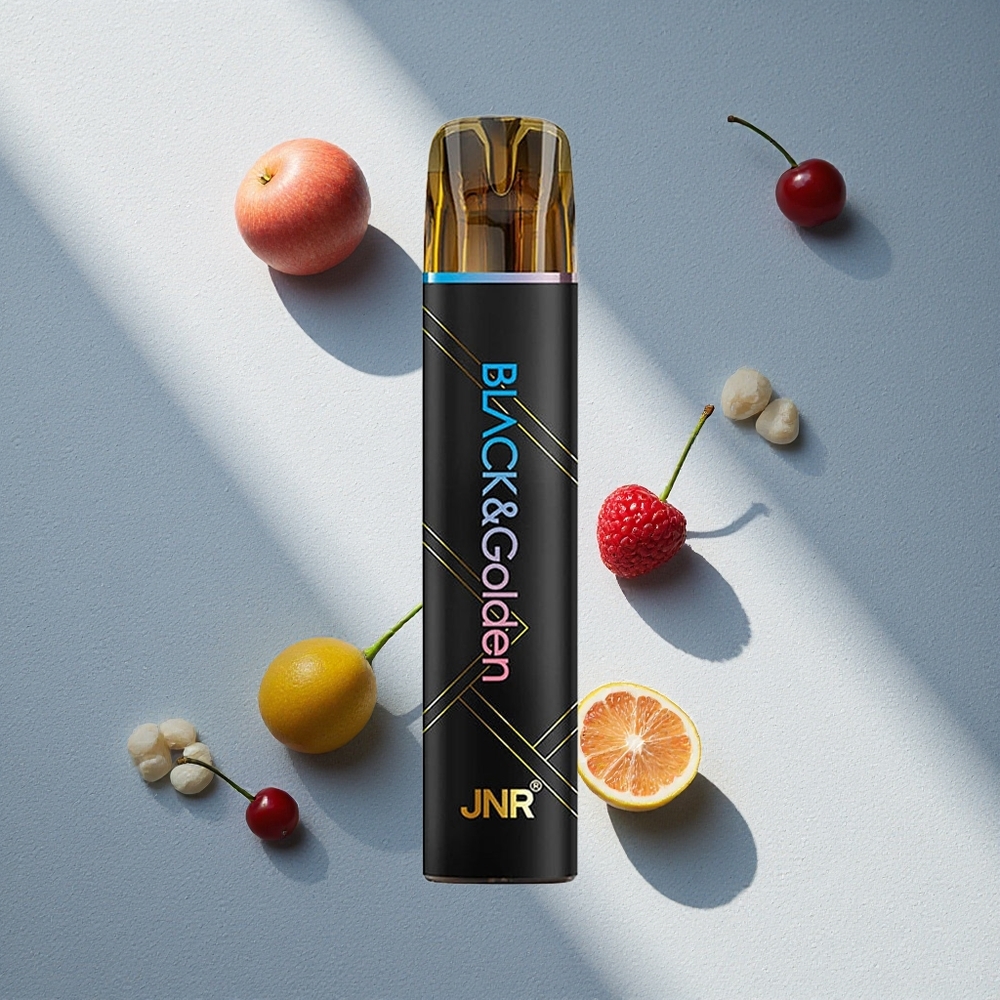JNR Black&Golden 600+200 Puffs Desechable Vape Arándano Azul Cereza 2ml Argentina wholesale