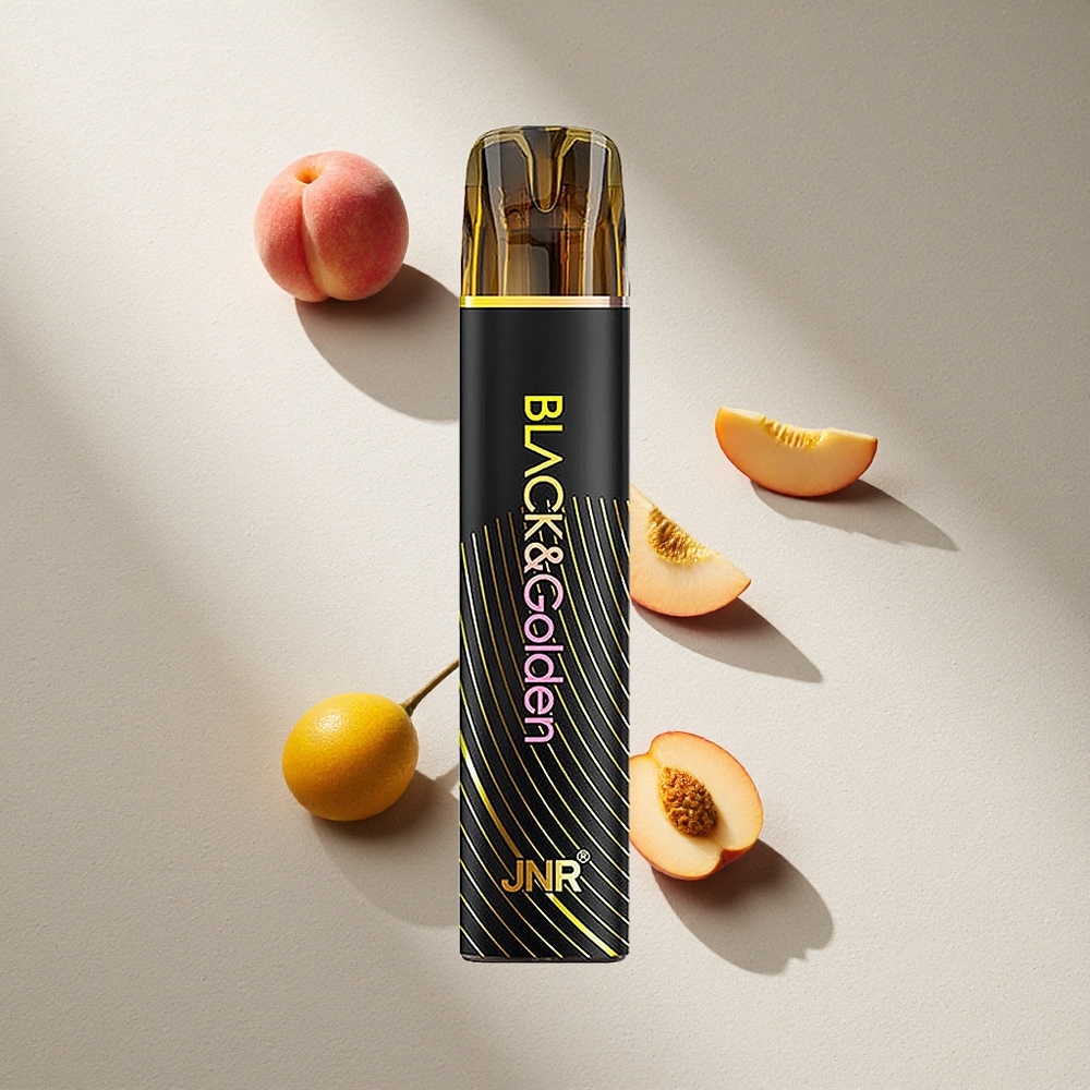 JNR Black&Golden 600+200 Puffs Durazno Mango Desechable 2ml E-Líquido Argentina wholesale
