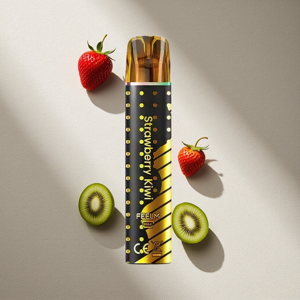 JNR Black&Golden 600+200 Puffs Fresa Kiwi Vape Desechable 2ml 2% Nicotina Argentina wholesale