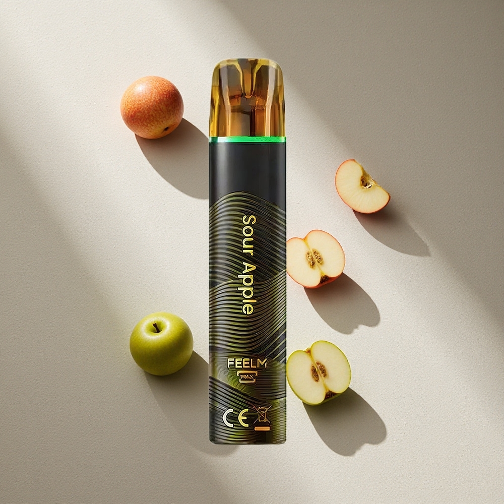JNR Black&Golden 600+200 Puffs Manzana Ácida Vape Desechable 550mAh Argentina wholesale