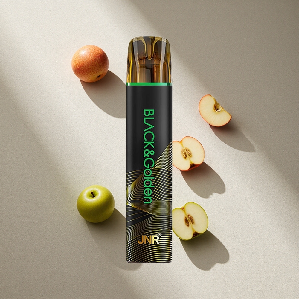 JNR Black&Golden 600+200 Puffs Manzana Ácida Vape Desechable 550mAh Argentina wholesale