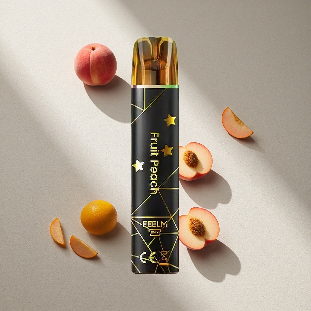 JNR Black&Golden 600+200 Puffs Melocotón Frutal Desechable Sin Carga 2% Nicotina Argentina wholesale