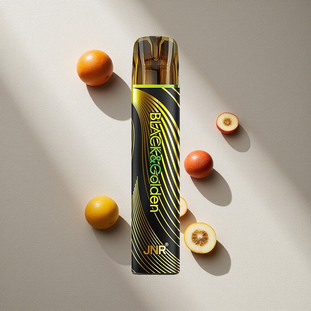 JNR Black&Golden 600+200 Puffs Sabor Amor Negro&Dorado Sin Carga Argentina wholesale