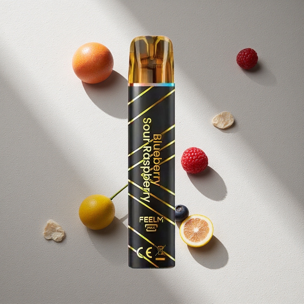 JNR Black&Golden 600+200 Puffs Vape Desechable Arándano Azul Frambuesa Ácida Argentina wholesale