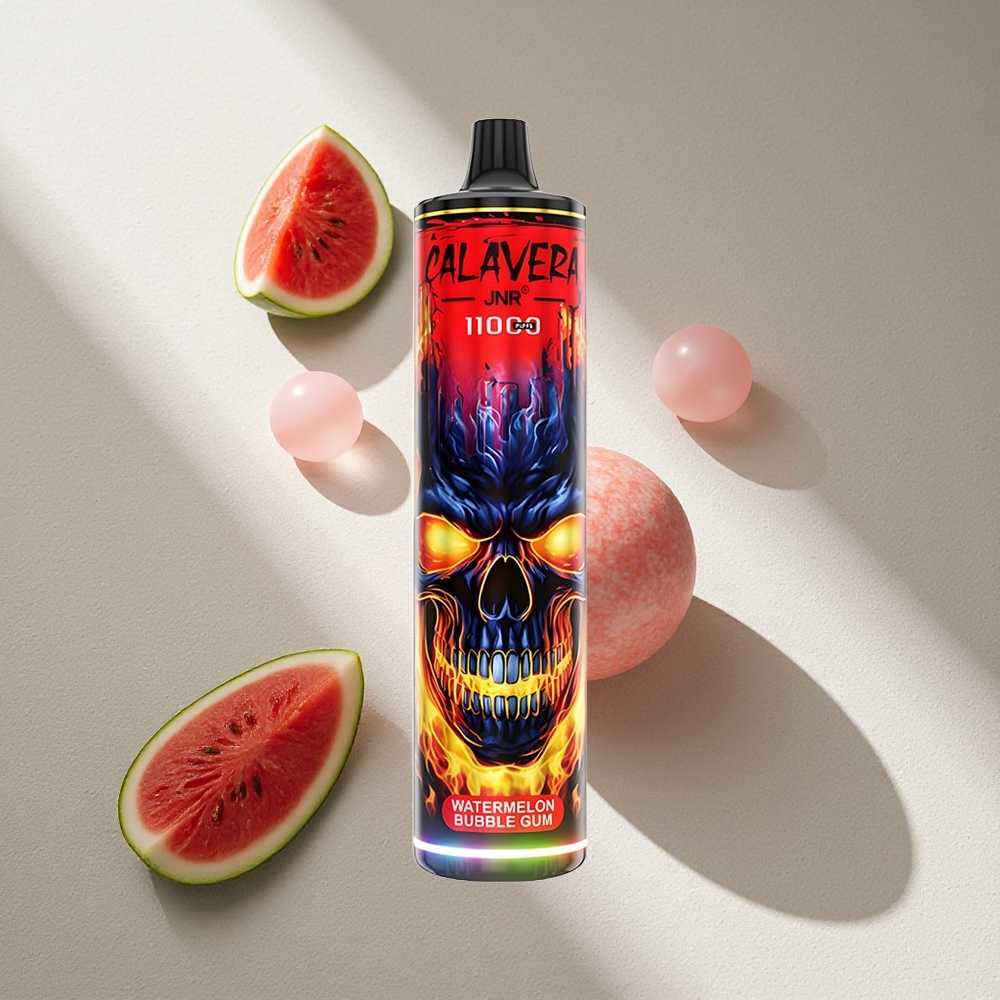 JNR Calavera 11000 Puffs Chicle Sandía Vape Desechable Puerto Tipo-C Argentina wholesale