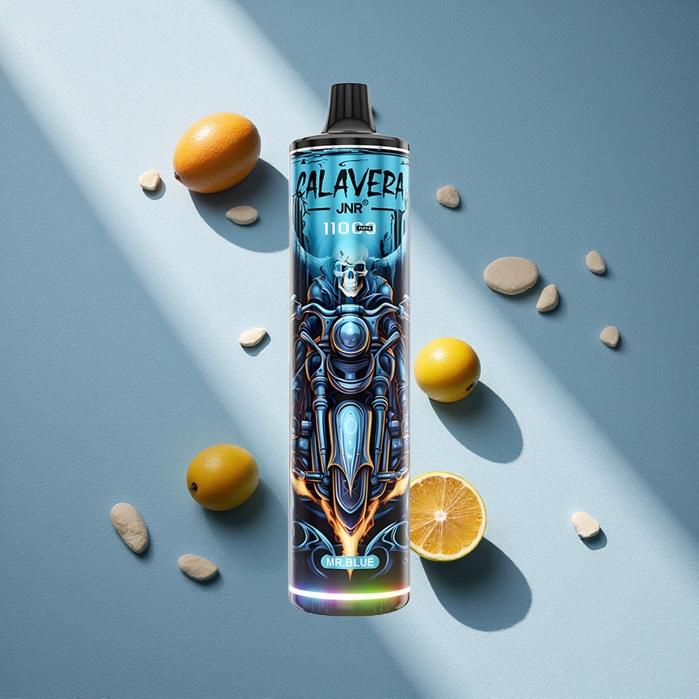 JNR Calavera 11000 Puffs Desechable Vape Sabor Azul, Puerto Tipo-C, 21ml de Líquido, Argentina wholesale