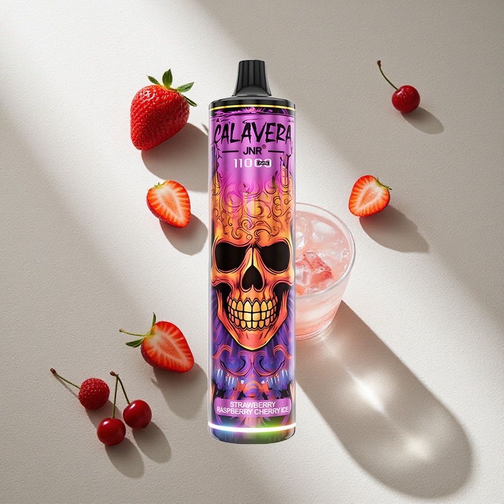 JNR Calavera 11000 Puffs Fresa Frambuesa Cereza Hielo Tipo-C 21ml Argentina wholesale
