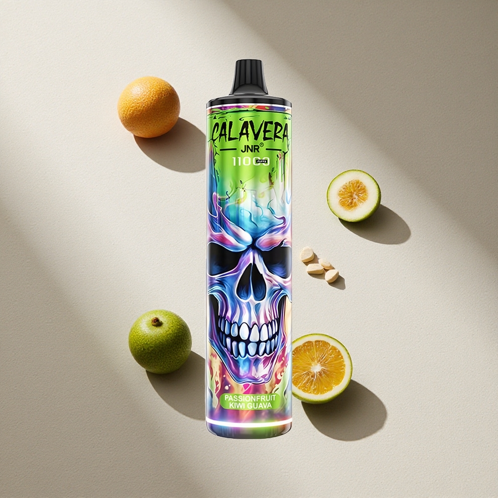 JNR Calavera 11000 Puffs Vape Desechable Maracuyá Kiwi Guayaba 21ml Tipo-C Argentina wholesale
