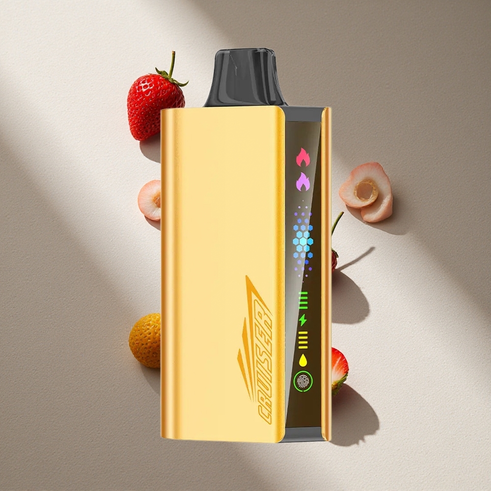 JNR Cruiser 12000 Puffs Chupa Chups Fresa Vape Desechable Sin Carga Pantalla Animada Argentina wholesale