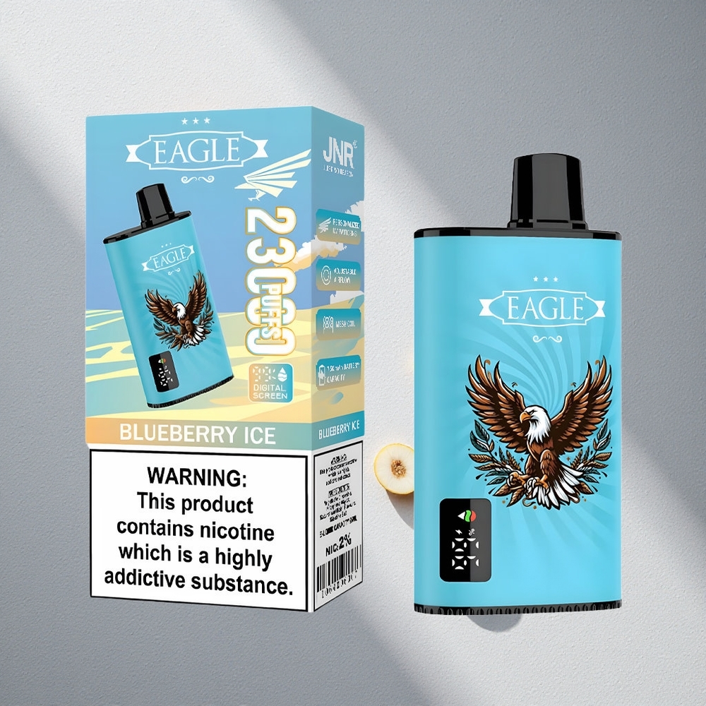 JNR EAGLE Smart 23000 Puffs Desechable Vape Arándano Helado con Pantalla Digital y Flujo de Aire Ajustable Argentina wholesale