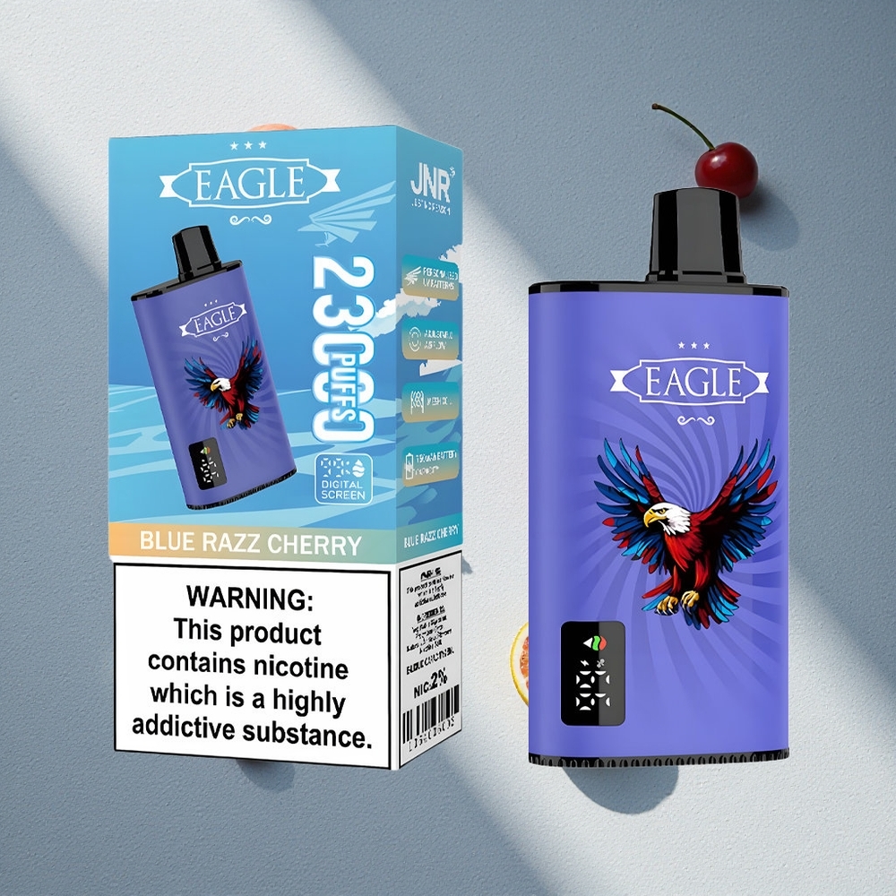 JNR EAGLE Smart 23000 Puffs Vape Desechable Arándano Azul Cereza Pantalla Digital Argentina wholesale
