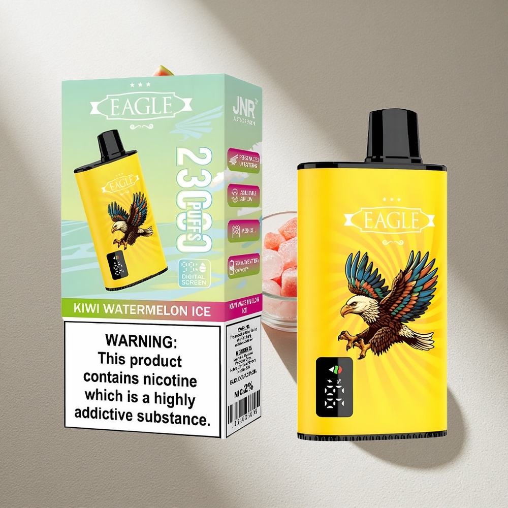 JNR EAGLE Smart 23000 Puffs Vape Desechable Kiwi Sandía Hielo Pantalla Digital Argentina wholesale