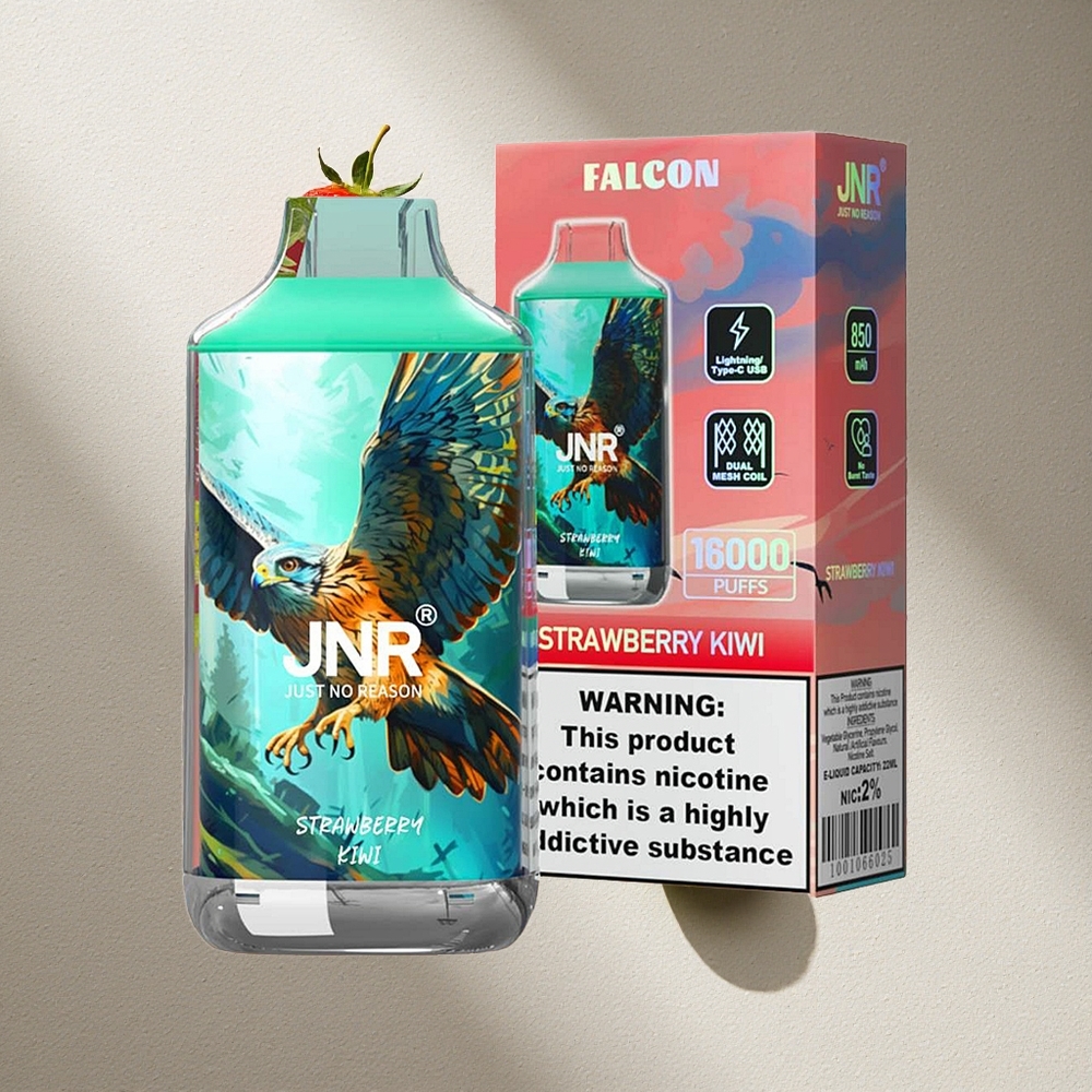 JNR Falcon 16000 Puffs Fresa Kiwi Dual Malla 22ml Argentina wholesale