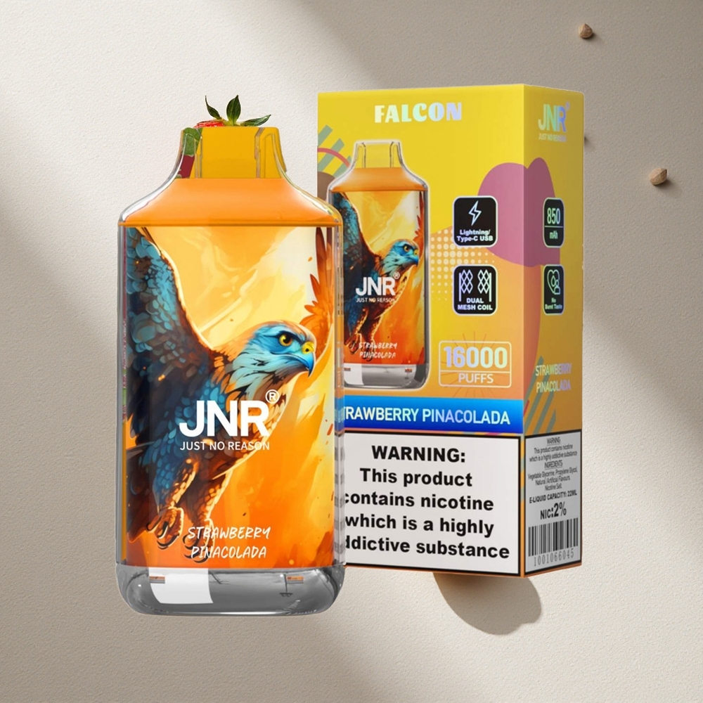 JNR Falcon 16000 Puffs Fresa Piña Colada 22ml Batería 850mAh Argentina wholesale
