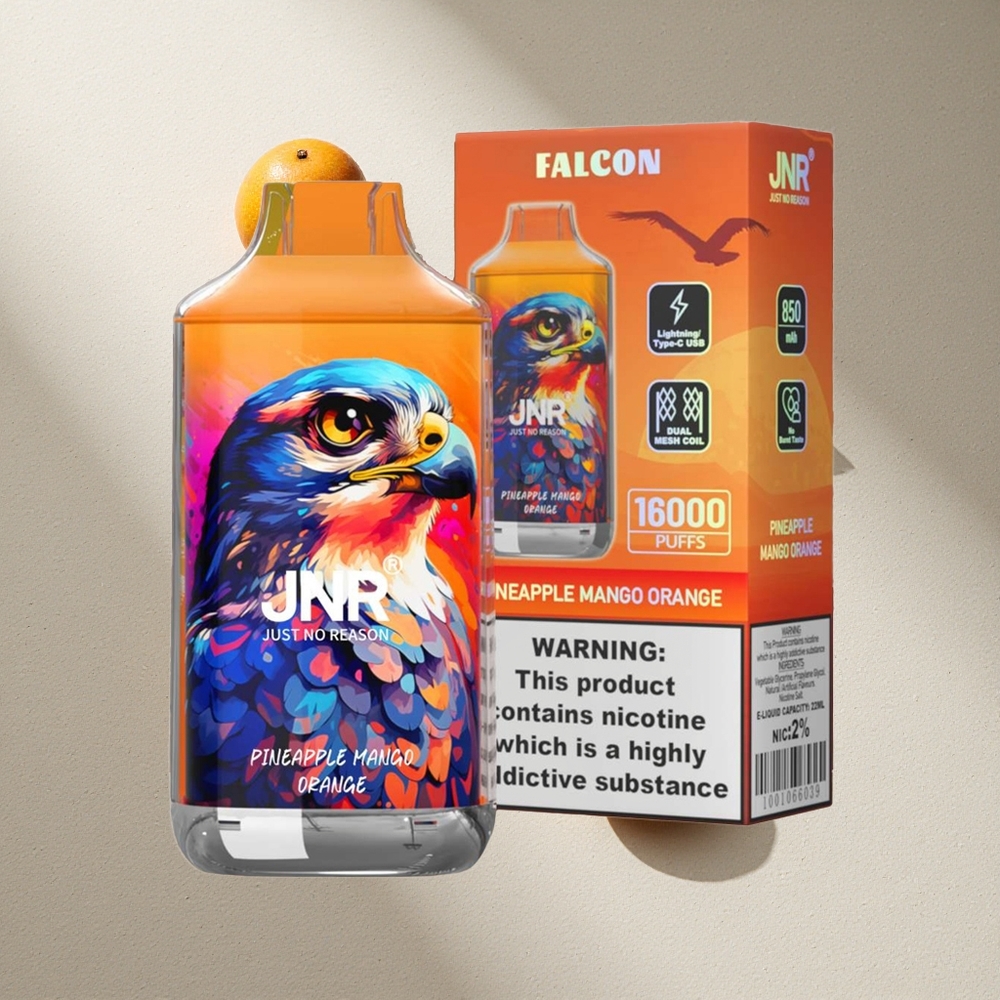 JNR Falcon 16000 Puffs Piña Mango Naranja Dual Mesh Coil 22ml Argentina wholesale