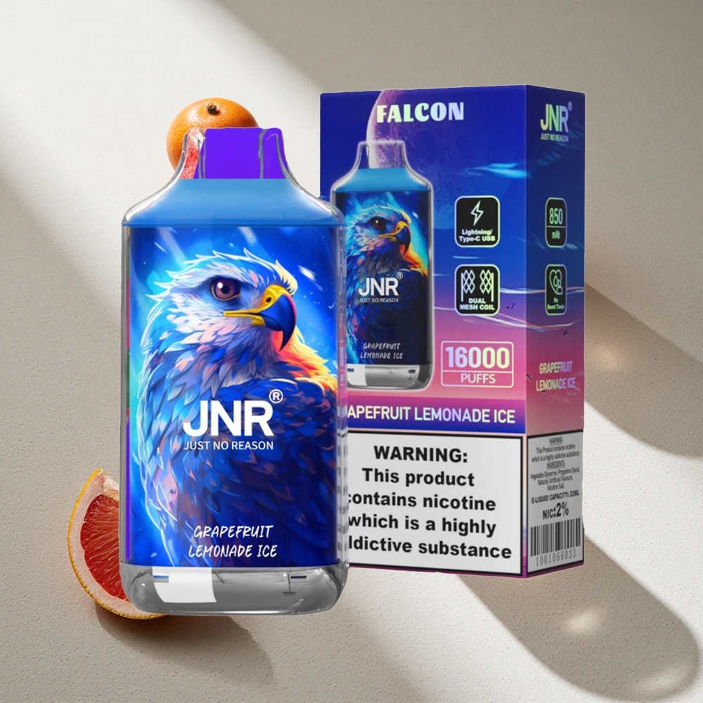 JNR Falcon 16000 Puffs Vape Desechable Pomelo Limonada Hielo Batería 850 mAh Argentina wholesale