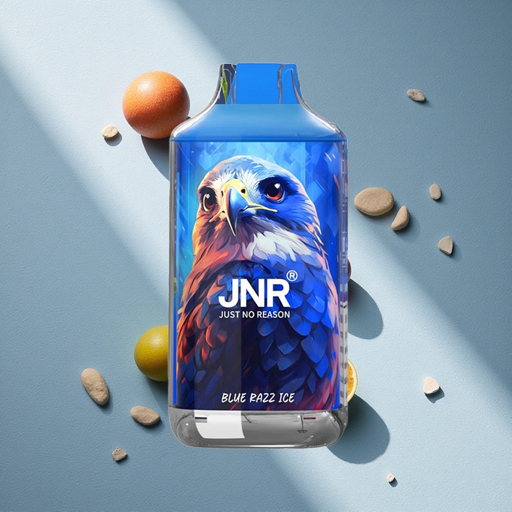 JNR Falcon 16000 Puffs Vape Dispositivo Azul Frambuesa Hielo con Pantalla LED Inteligente y Batería de 850 mAh Argentina wholesale