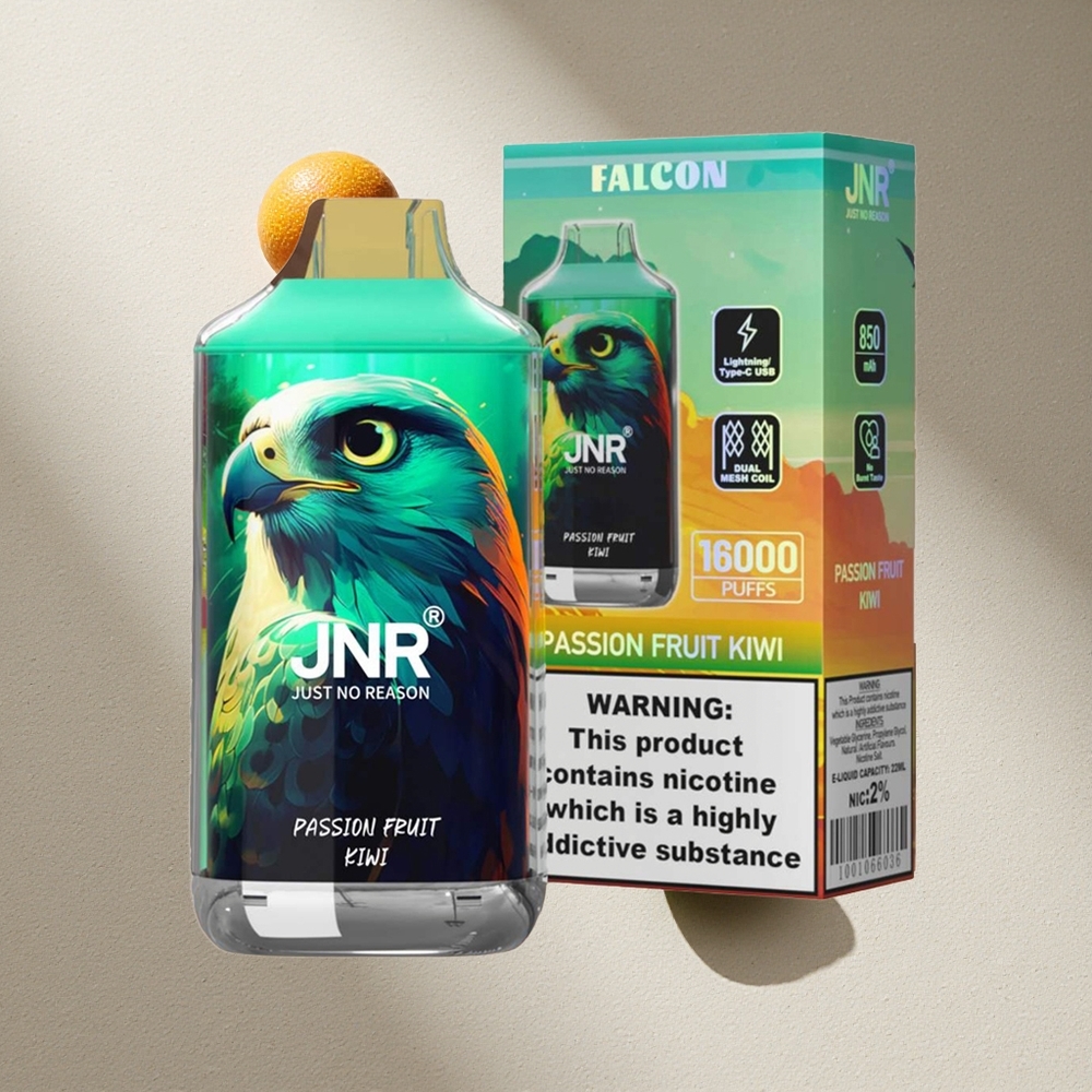 JNR Falcon 16000 Puffs Vape Fruta de la Pasión Kiwi Batería 850 mAh Argentina wholesale