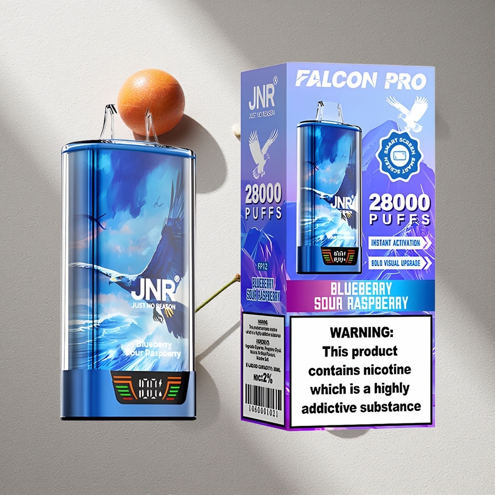 JNR Falcon Pro 28000 Puffs Arándano Azul Frambuesa Ácida 30ml Capacidad Precargada Argentina wholesale