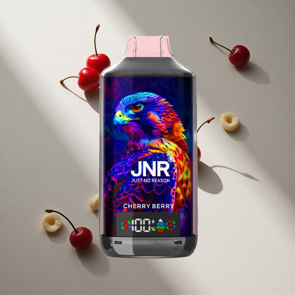 JNR Falcon X 18000 Puffs Cereza y Baya Pantalla Digital Argentina wholesale