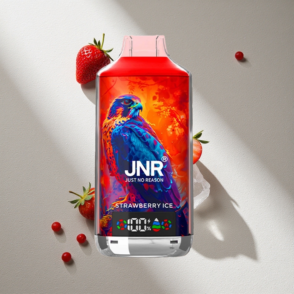 JNR Falcon X 18000 Puffs Fresa Hielo Pantalla Digital Argentina wholesale