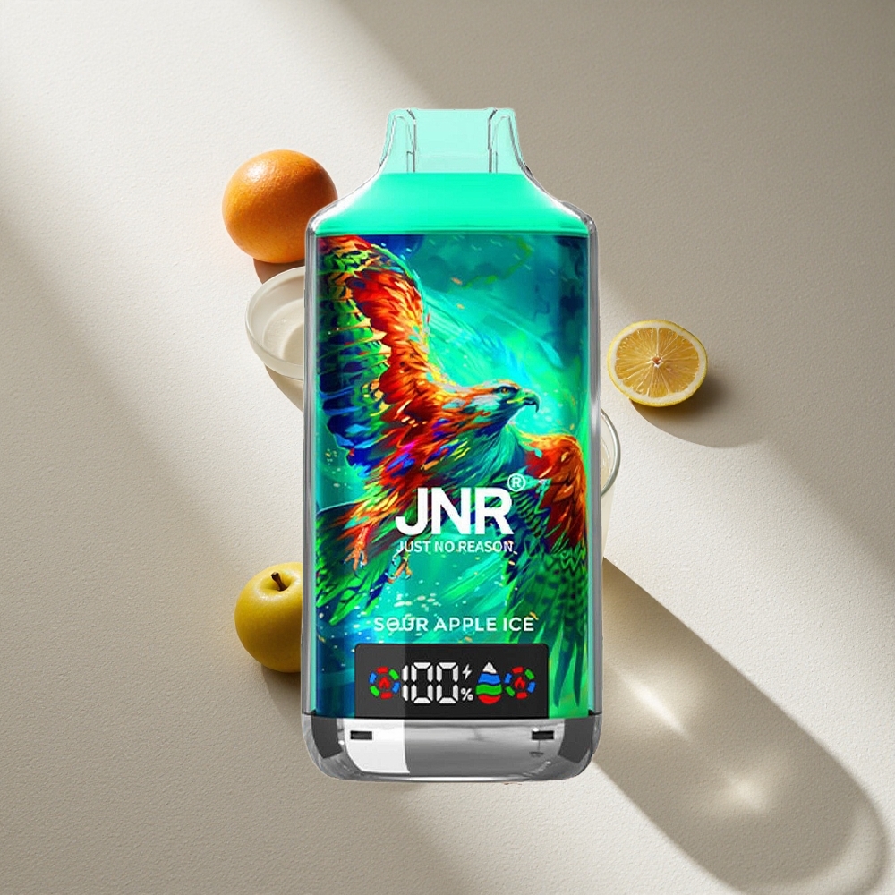 JNR Falcon X 18000 Puffs Manzana Ácida Hielo con Pantalla Digital y Carga Rápida Type-C Argentina wholesale