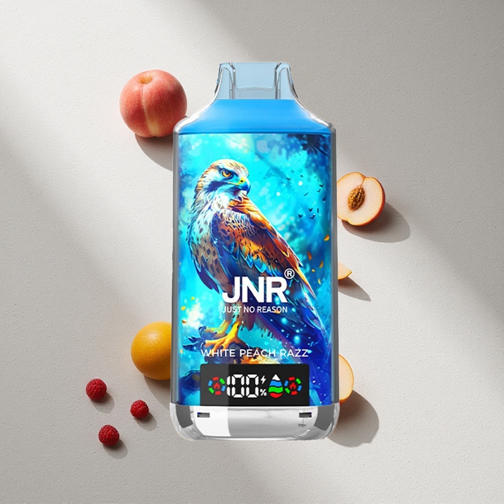 JNR Falcon X 18000 Puffs Vape Durazno Blanco Frambuesa Pantalla Digital Argentina wholesale